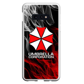 Чехол для Samsung S10E с принтом UMBRELLA CORP в Рязани, Силикон | Область печати: задняя сторона чехла, без боковых панелей | Тематика изображения на принте: ada wong | biohazard | leon | nemesis | project resistance | raccoon city | re2 | resident evil 2 | rpd | stars | umbrella | ада вонг | амбрелла | немесис | ужасы