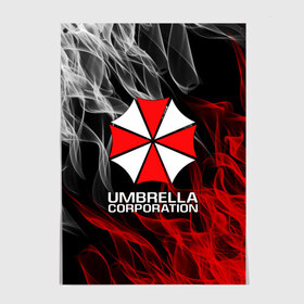 Постер с принтом UMBRELLA CORP в Рязани, 100% бумага
 | бумага, плотность 150 мг. Матовая, но за счет высокого коэффициента гладкости имеет небольшой блеск и дает на свету блики, но в отличии от глянцевой бумаги не покрыта лаком | ada wong | biohazard | leon | nemesis | project resistance | raccoon city | re2 | resident evil 2 | rpd | stars | umbrella | ада вонг | амбрелла | немесис | ужасы