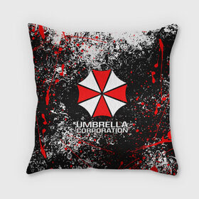 Подушка 3D с принтом UMBRELLA CORP | АМБРЕЛЛА КОРП (Z) в Рязани, наволочка – 100% полиэстер, наполнитель – холлофайбер (легкий наполнитель, не вызывает аллергию). | состоит из подушки и наволочки. Наволочка на молнии, легко снимается для стирки | ada wong | biohazard | leon | nemesis | project resistance | raccoon city | re2 | resident evil 2 | rpd | stars | umbrella | ада вонг | амбрелла | немесис | ужасы