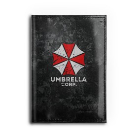 Обложка для автодокументов с принтом UMBRELLA CORP в Рязани, натуральная кожа |  размер 19,9*13 см; внутри 4 больших “конверта” для документов и один маленький отдел — туда идеально встанут права | ada wong | biohazard | leon | nemesis | project resistance | raccoon city | re2 | resident evil 2 | rpd | stars | umbrella | ада вонг | амбрелла | немесис | ужасы