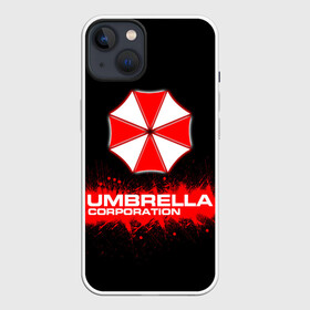 Чехол для iPhone 13 с принтом Umbrella Corporation в Рязани,  |  | corporation | umbrella | umbrella corporation | амбрела | амбрелла корпорейшн | военная корпорация | корпорация | фармацевтическая корпорация