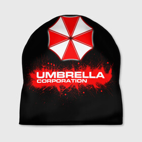 Шапка 3D с принтом Umbrella Corporation в Рязани, 100% полиэстер | универсальный размер, печать по всей поверхности изделия | corporation | umbrella | umbrella corporation | амбрела | амбрелла корпорейшн | военная корпорация | корпорация | фармацевтическая корпорация