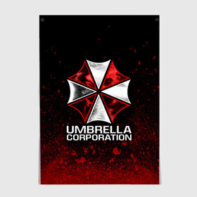 Постер с принтом UMBRELLA CORP в Рязани, 100% бумага
 | бумага, плотность 150 мг. Матовая, но за счет высокого коэффициента гладкости имеет небольшой блеск и дает на свету блики, но в отличии от глянцевой бумаги не покрыта лаком | ada wong | biohazard | leon | nemesis | project resistance | raccoon city | re2 | resident evil 2 | rpd | stars | umbrella | ада вонг | амбрелла | немесис | ужасы