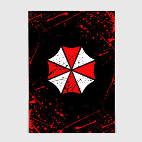 Постер с принтом UMBRELLA CORP в Рязани, 100% бумага
 | бумага, плотность 150 мг. Матовая, но за счет высокого коэффициента гладкости имеет небольшой блеск и дает на свету блики, но в отличии от глянцевой бумаги не покрыта лаком | ada wong | biohazard | leon | nemesis | project resistance | raccoon city | re2 | resident evil 2 | rpd | stars | umbrella | ада вонг | амбрелла | немесис | ужасы