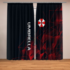 Фотошторы с принтом UMBRELLA CORP | АМБРЕЛЛА КОРП в Рязани, Блэкаут (светозащита 90%) / Габардин (светозащита 40% | 2 полотна шириной по 145 см; Высота 200-300 см; Крепление: шторная лента (на крючки); | ada wong | biohazard | leon | nemesis | project resistance | raccoon city | re2 | resident evil 2 | rpd | stars | umbrella | ада вонг | амбрелла | немесис | ужасы