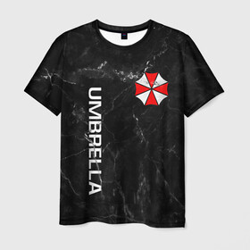 Мужская футболка 3D с принтом UMBRELLA CORP в Рязани, 100% полиэфир | прямой крой, круглый вырез горловины, длина до линии бедер | ada wong | biohazard | leon | nemesis | project resistance | raccoon city | re2 | resident evil 2 | rpd | stars | umbrella | ада вонг | амбрелла | немесис | ужасы