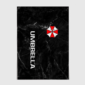 Постер с принтом UMBRELLA CORP в Рязани, 100% бумага
 | бумага, плотность 150 мг. Матовая, но за счет высокого коэффициента гладкости имеет небольшой блеск и дает на свету блики, но в отличии от глянцевой бумаги не покрыта лаком | ada wong | biohazard | leon | nemesis | project resistance | raccoon city | re2 | resident evil 2 | rpd | stars | umbrella | ада вонг | амбрелла | немесис | ужасы