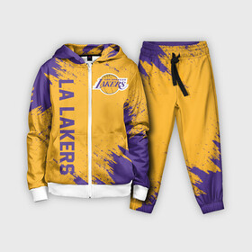 Детский костюм 3D с принтом LA LAKERS в Рязани,  |  | america | basketball | kobe bryant | la | la lakers | lakers | los angeles lakers | nba | usa | баскетбол | кобе брайант | лос анджелес лейкерс | нба | сша