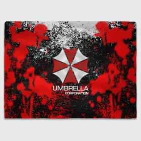 Плед 3D с принтом UMBRELLA CORP в Рязани, 100% полиэстер | закругленные углы, все края обработаны. Ткань не мнется и не растягивается | biohazard | biohazard 7 | crocodile | fang | game | hand | monster | new umbrella | resident evil | resident evil 7 | umbrella | umbrella corp | umbrella corporation | zombie | обитель