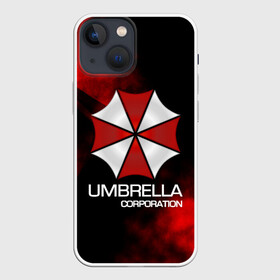 Чехол для iPhone 13 mini с принтом UMBRELLA CORP в Рязани,  |  | biohazard | biohazard 7 | crocodile | fang | game | hand | monster | new umbrella | resident evil | resident evil 7 | umbrella | umbrella corp | umbrella corporation | zombie | обитель