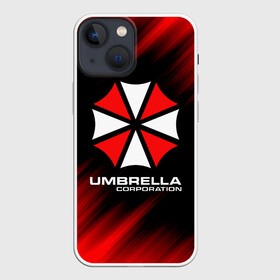 Чехол для iPhone 13 mini с принтом Umbrella Corporation в Рязани,  |  | corp | corporation | resident evil | umbrella | umbrella corporation | зомби апокалипсис | зонт | игра