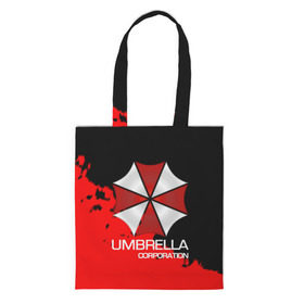 Шоппер 3D с принтом UMBRELLA CORP в Рязани, 100% полиэстер | Плотность: 200 г/м2; Размер: 34×35 см; Высота лямок: 30 см | biohazard | biohazard 7 | crocodile | fang | game | hand | monster | new umbrella | resident evil | resident evil 7 | umbrella | umbrella corp | umbrella corporation | zombie | обитель