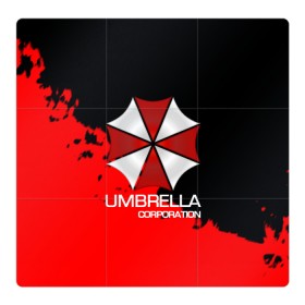 Магнитный плакат 3Х3 с принтом UMBRELLA CORP в Рязани, Полимерный материал с магнитным слоем | 9 деталей размером 9*9 см | biohazard | biohazard 7 | crocodile | fang | game | hand | monster | new umbrella | resident evil | resident evil 7 | umbrella | umbrella corp | umbrella corporation | zombie | обитель