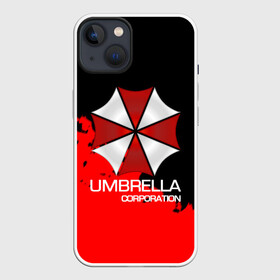 Чехол для iPhone 13 с принтом UMBRELLA CORP в Рязани,  |  | biohazard | biohazard 7 | crocodile | fang | game | hand | monster | new umbrella | resident evil | resident evil 7 | umbrella | umbrella corp | umbrella corporation | zombie | обитель