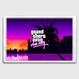 Магнит 45*70 с принтом GTA:VICE CITY в Рязани, Пластик | Размер: 78*52 мм; Размер печати: 70*45 | grand theft auto 2 | grand theft auto 3 | grand theft auto v | grand theft auto: san andreas | grand theft auto: vice city | gta 1 | gta 2 | gta 3 | gta 4 | gta 5 | gta online | gta v | город | игры