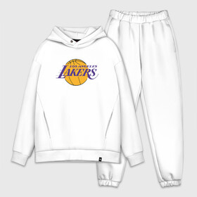 Мужской костюм хлопок OVERSIZE с принтом LA LAKERS (+спина) | ЛЕЙКЕРС в Рязани,  |  | america | basketball | kobe bryant | la | la lakers | lakers | los angeles lakers | nba | usa | баскетбол | кобе брайант | лос анджелес лейкерс | нба | сша