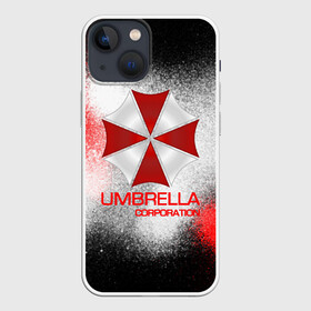 Чехол для iPhone 13 mini с принтом UMBRELLA CORP в Рязани,  |  | biohazard | biohazard 7 | crocodile | fang | game | hand | monster | new umbrella | resident evil | resident evil 7 | umbrella | umbrella corp | umbrella corporation | zombie | обитель