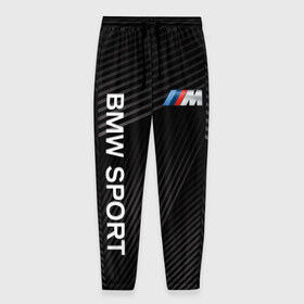 Мужские брюки 3D с принтом BMW в Рязани, 100% полиэстер | манжеты по низу, эластичный пояс регулируется шнурком, по бокам два кармана без застежек, внутренняя часть кармана из мелкой сетки | bmw | bmw performance | m | motorsport | performance | бмв | моторспорт