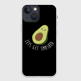 Чехол для iPhone 13 mini с принтом Авокадо в Рязани,  |  | авокадо | мемы | минимализм | прикольные картинки | прикольные надписи | растение | фрукт