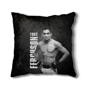 Подушка 3D с принтом Tony Ferguson в Рязани, наволочка – 100% полиэстер, наполнитель – холлофайбер (легкий наполнитель, не вызывает аллергию). | состоит из подушки и наволочки. Наволочка на молнии, легко снимается для стирки | el cucuy | ferguson | mma | tony | tony ferguson | ufc | арманн | бокс | борьба | джиу джитсу | кукуй | тони | тони фергюсон | фергюсон | эль | эль кукуй | энтони