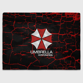 Плед 3D с принтом UMBRELLA CORP в Рязани, 100% полиэстер | закругленные углы, все края обработаны. Ткань не мнется и не растягивается | biohazard | biohazard 7 | crocodile | fang | game | hand | monster | new umbrella | resident evil | resident evil 7 | umbrella | umbrella corp | umbrella corporation | zombie | обитель