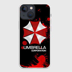 Чехол для iPhone 13 mini с принтом UMBRELLA CORP в Рязани,  |  | biohazard | biohazard 7 | crocodile | fang | game | hand | monster | new umbrella | resident evil | resident evil 7 | umbrella | umbrella corp | umbrella corporation | zombie | обитель