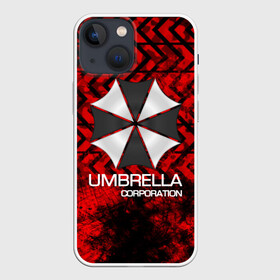 Чехол для iPhone 13 mini с принтом UMBRELLA CORP в Рязани,  |  | biohazard | biohazard 7 | crocodile | fang | game | hand | monster | new umbrella | resident evil | resident evil 7 | umbrella | umbrella corp | umbrella corporation | zombie | обитель