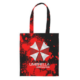 Шоппер 3D с принтом UMBRELLA CORP в Рязани, 100% полиэстер | Плотность: 200 г/м2; Размер: 34×35 см; Высота лямок: 30 см | biohazard | biohazard 7 | crocodile | fang | game | hand | monster | new umbrella | resident evil | resident evil 7 | umbrella | umbrella corp | umbrella corporation | zombie | обитель