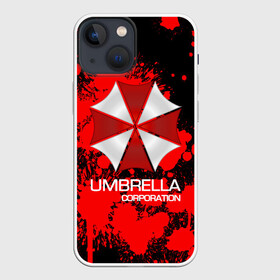 Чехол для iPhone 13 mini с принтом UMBRELLA CORP в Рязани,  |  | biohazard | biohazard 7 | crocodile | fang | game | hand | monster | new umbrella | resident evil | resident evil 7 | umbrella | umbrella corp | umbrella corporation | zombie | обитель