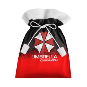 Подарочный 3D мешок с принтом UMBRELLA CORP в Рязани, 100% полиэстер | Размер: 29*39 см | Тематика изображения на принте: 