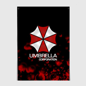 Постер с принтом UMBRELLA CORP в Рязани, 100% бумага
 | бумага, плотность 150 мг. Матовая, но за счет высокого коэффициента гладкости имеет небольшой блеск и дает на свету блики, но в отличии от глянцевой бумаги не покрыта лаком | biohazard | biohazard 7 | crocodile | fang | game | hand | monster | new umbrella | resident evil | resident evil 7 | umbrella | umbrella corp | umbrella corporation | zombie | обитель