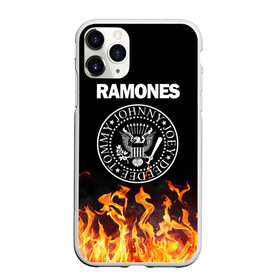 Чехол для iPhone 11 Pro Max матовый с принтом Ramones в Рязани, Силикон |  | music | ramones | rock | музыка | рамонез | рамонес | рок