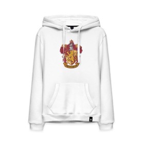 Мужская толстовка с принтом Coat of gryffindor в Рязани, френч-терри, мягкий теплый начес внутри (100% хлопок) | карман-кенгуру, эластичные манжеты и нижняя кромка, капюшон с подкладом и шнурком | Тематика изображения на принте: vdgerir | гарри поттер | гриффиндор | дамблдор | добби | слизерин | хогвартс