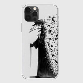 Чехол для iPhone 12 Pro Max с принтом Чумной доктор в Рязани, Силикон |  | lord | plague | болезнь | вороны | доктор | маска | птицы | чумной