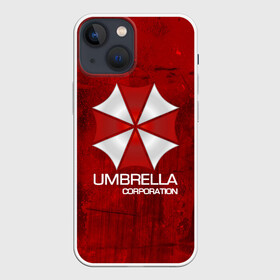 Чехол для iPhone 13 mini с принтом UMBRELLA CORP в Рязани,  |  | biohazard | biohazard 7 | crocodile | fang | game | hand | monster | new umbrella | resident evil | resident evil 7 | umbrella | umbrella corp | umbrella corporation | zombie | обитель