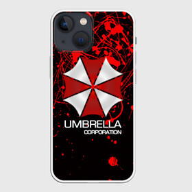 Чехол для iPhone 13 mini с принтом UMBRELLA CORP в Рязани,  |  | biohazard | biohazard 7 | crocodile | fang | game | hand | monster | new umbrella | resident evil | resident evil 7 | umbrella | umbrella corp | umbrella corporation | zombie | обитель