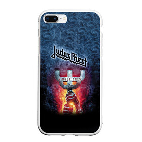 Чехол для iPhone 7Plus/8 Plus матовый с принтом Judas priest в Рязани, Силикон | Область печати: задняя сторона чехла, без боковых панелей | heavy metal | judas | judas priest | metal | priest | гленн типтон | грув метал | йен хилл | ричи фолкнер | роб хэлфорд | скотт трэвис | хард рок | хеви метал