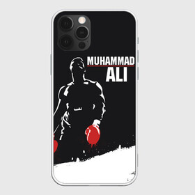 Чехол для iPhone 12 Pro с принтом Muhammad Ali в Рязани, силикон | область печати: задняя сторона чехла, без боковых панелей | Тематика изображения на принте: ali | muhammad ali | the greatest | али | бокс | мухамед али | мухаммед али