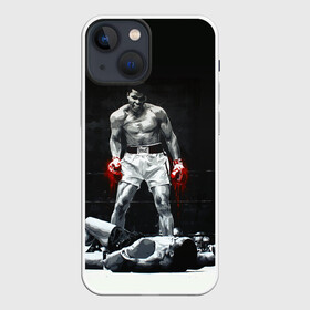 Чехол для iPhone 13 mini с принтом Muhammad Ali в Рязани,  |  | ali | muhammad ali | the greatest | али | бокс | мухамед али | мухаммед али
