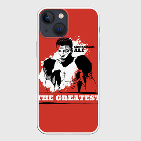 Чехол для iPhone 13 mini с принтом The Greatest в Рязани,  |  | ali | muhammad ali | the greatest | али | бокс | мухамед али | мухаммед али