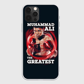 Чехол для iPhone 12 Pro Max с принтом Muhammad Ali в Рязани, Силикон |  | ali | muhammad ali | the greatest | али | бокс | мухамед али | мухаммед али