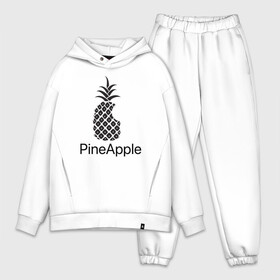 Мужской костюм хлопок OVERSIZE с принтом PineApple в Рязани,  |  | apple | pineapple | ананас | фрукт | фрукты | эпл | эппл