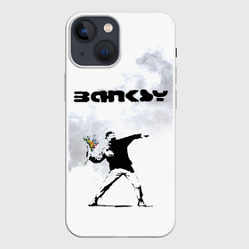 Чехол для iPhone 13 mini с принтом Banksy в Рязани,  |  | banksy | бэнкси | граффити | стрит арт | художник