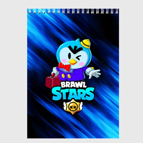 Скетчбук с принтом BRAWL STARS MR P в Рязани, 100% бумага
 | 48 листов, плотность листов — 100 г/м2, плотность картонной обложки — 250 г/м2. Листы скреплены сверху удобной пружинной спиралью | bibi | brawl stars | crow | el brown | leon | leon shark | max | mr.p | sally leon | shark | stars | werewolf | акула | биби | ворон | леон | оборотень | пингвин