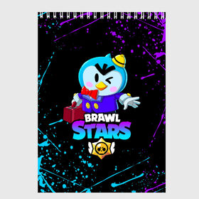 Скетчбук с принтом BRAWL STARS MR P в Рязани, 100% бумага
 | 48 листов, плотность листов — 100 г/м2, плотность картонной обложки — 250 г/м2. Листы скреплены сверху удобной пружинной спиралью | bibi | brawl stars | crow | el brown | leon | leon shark | max | mr.p | sally leon | shark | stars | werewolf | акула | биби | ворон | леон | оборотень | пингвин