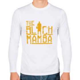 Мужской лонгслив хлопок с принтом The Black Mamba в Рязани, 100% хлопок |  | basketball | black | bryant | game | james | kobe | kobebryant | lakers | lebron | los angeles | mamba | nba | rip | slam dunk | баскетбол | баскетболист | брайант | браянт | джеймс | игрок | коби | леброн | лейкерс | лос анджеле