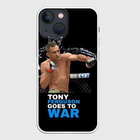 Чехол для iPhone 13 mini с принтом Tony Ferguson в Рязани,  |  | ferguson | tony | американский | без | боец | правил | смешанного | стиля | тони | фергюсон