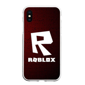 Чехол для iPhone XS Max матовый с принтом Roblox в Рязани, Силикон | Область печати: задняя сторона чехла, без боковых панелей | game | roblox | блок | игра | игрушка | лего | майнкрафт | персонажи | персонажи из кубиков | роблокс | робот