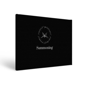 Холст прямоугольный с принтом Summoning в Рязани, 100% ПВХ |  | blackmetal | атмосферный | властелин колец | дарк эмбиент | михаэль «силениус» грегор | рихард «протектор» ледерер