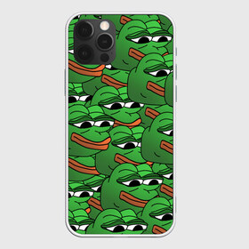 Чехол для iPhone 12 Pro Max с принтом Pepe The Frog в Рязани, Силикон |  | Тематика изображения на принте: frog | meme | memes | pepe | pepe the frog | грустная жабка | лягушка | лягушонок пепе | мем | мемы